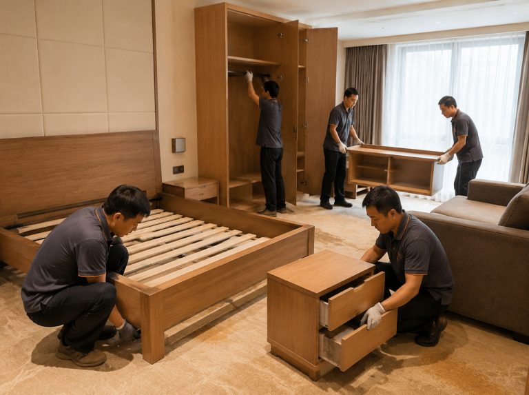 金牛区酒店客房家具整装回收